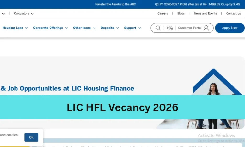 LIC HFL Vecancy 2026
