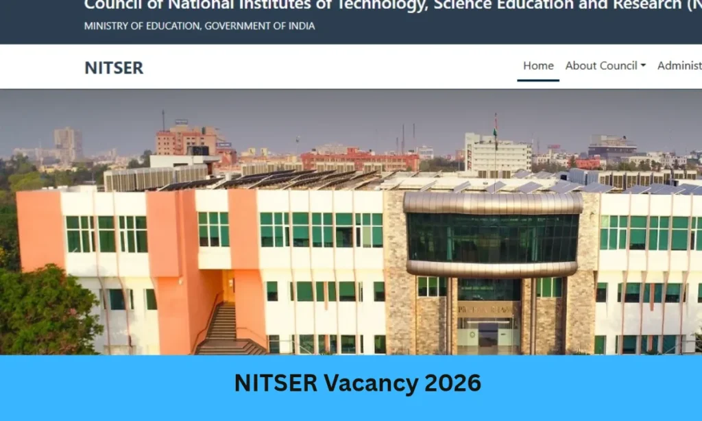NITSER Vacancy 2026